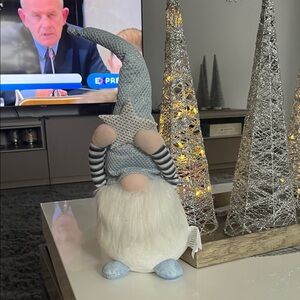 Adidas Blue and White Holiday Gnome